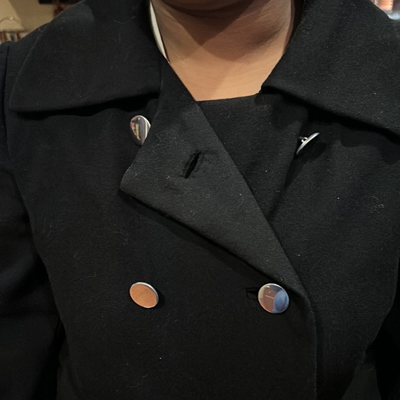 Black double button trench - Picture 7 of 7